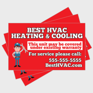 Simple HVAC Sticker