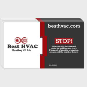 Ribbon HVAC Business Cards