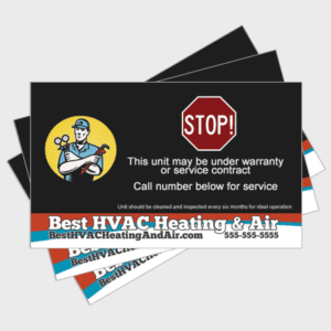 Wave HVAC Sticker - Stop