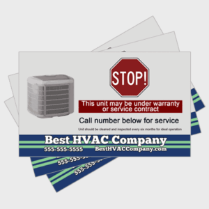 Relax HVAC Sticker - Stop