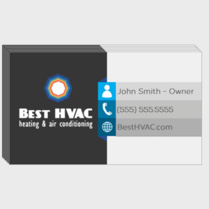 Sunburst HVAC Business Cards