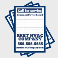 Hvac Sticker – Stripes Log 